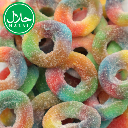 Sugared Rainbow Rings - Sweetspot