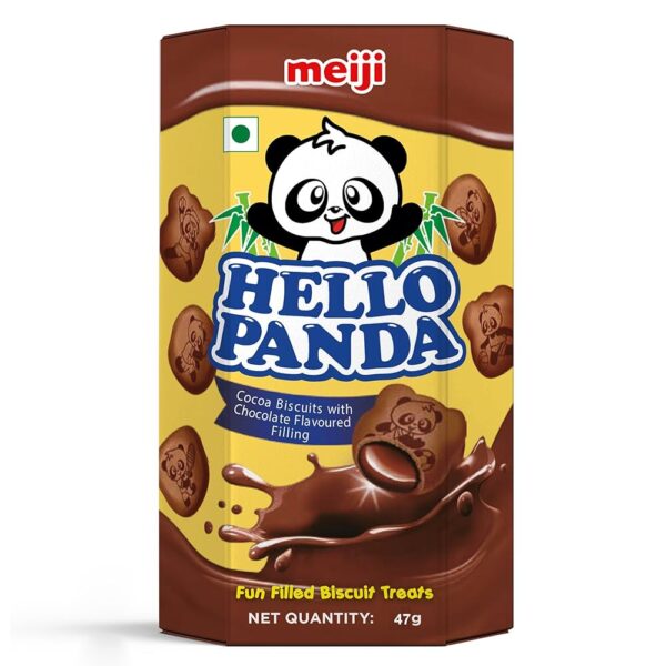 Meiji Hello Panda Cocoa Biscuits Chocolate 50g - Sweetspot