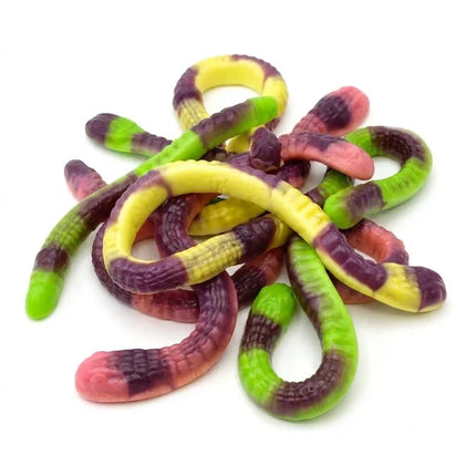 Mijn winkel Jelly Rattlesnake in vibrant colors, featuring a realistic snake design and textured surface for tactile play.